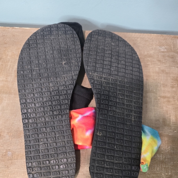 Grateful Dead X Sanuk Yoga Sling Hiking Festival Dead Head Tie Dye Sandals 8 - Picture 3 of 4